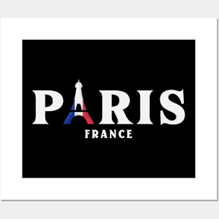 Travel Paris France Eiffel Tower Posters and Art